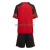 Maillot de Supporter Belgique Domicile Coupe du Monde 2022 Pour Enfant